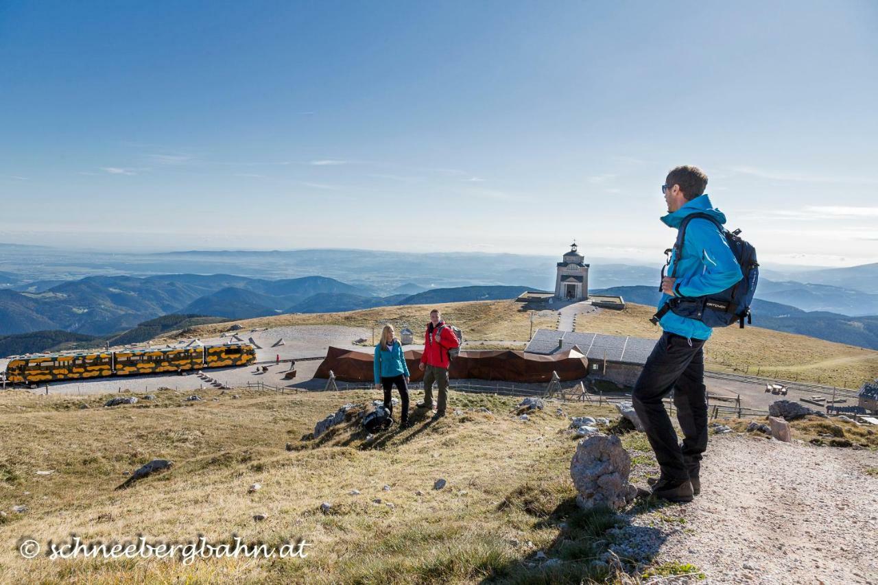 Haus Lenz Ferienwohnungen - Fam Ostermann Puchberg am Schneeberg Ngoại thất bức ảnh
